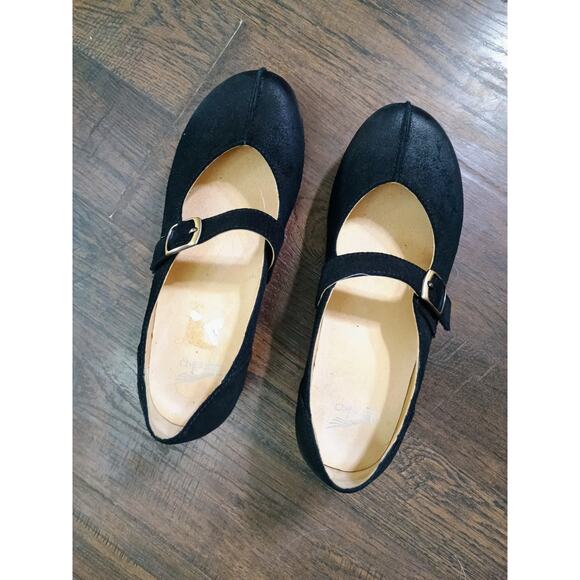 Dansko Mika Mary Jane shoes in black burnished suede women's size 7.5 - Picture 3 of 7